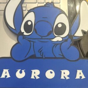 Stitch stampato in 3d con led versione 2